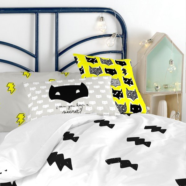 Комплект калъфка за завивка и възглавница Thunder, 140 x 200 cm - Baleno-image-1