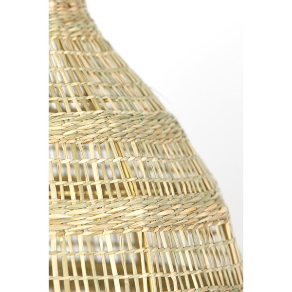 Висящо осветително тяло с абажур от морска трева в естествен цвят ø 38 cm Sagar – Light & Living-image-4