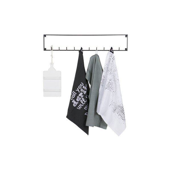 Черна закачалка с 10 кукички WOOOD Meert-image-1