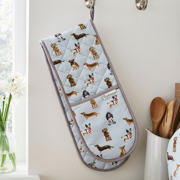 Двойна памучна хавлия Curious Dogs - Cooksmart ®-image-1