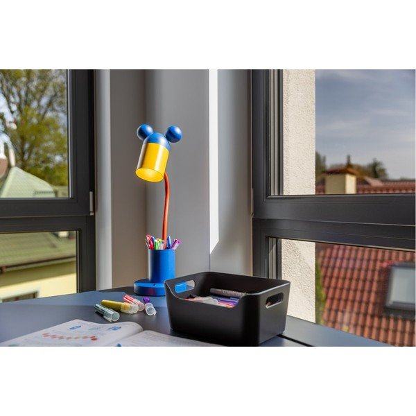 Синя настолна лампа с метален абажур (височина 50 cm) Mouse – GTV-image-1