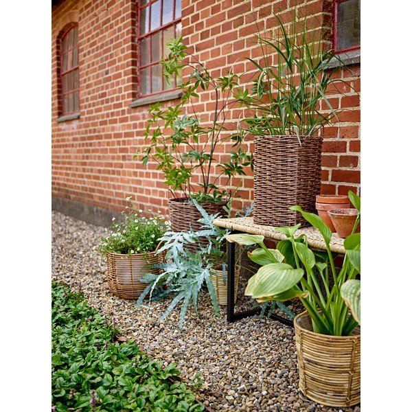 Ратанова градинска пейка в естествен цвят Adilly – Bloomingville-image-4