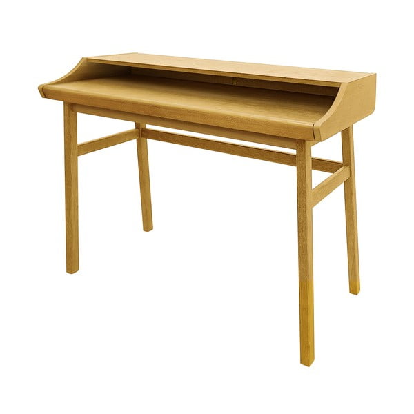 Работна маса от декор от дъб  за секретар 44x115 cm Carteret – Woodman-image-2