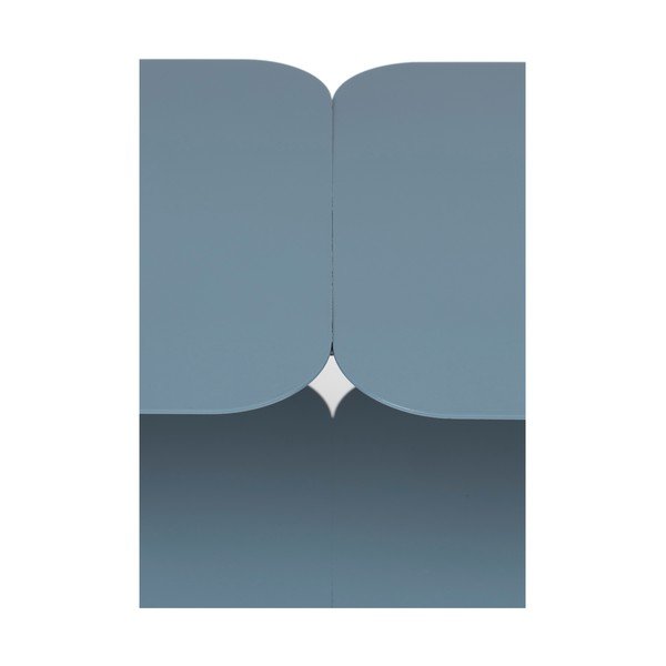 Светлосин метален рафт 100x62 cm River - Zuiver-image-3