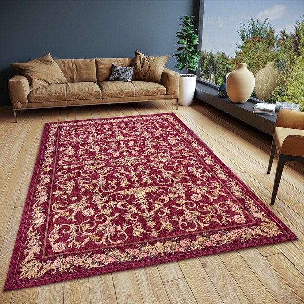 Килим в цвят бордо 75x150 cm Assia - Hanse Home-image-1