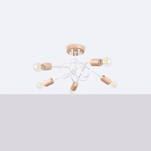 Осветително тяло за таван в естествен цвят 15x61 cm Tumber – Sollux-image-2