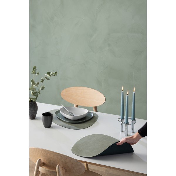 Подложка за хранене от еко кожа 37x44 cm Curve L Double Nupo – LIND DNA-image-1
