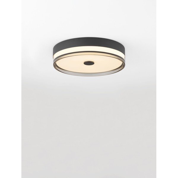 Матово черно стоманено LED затъмняващо се осветително тяло за таван Helios – Nova Luce-image-3