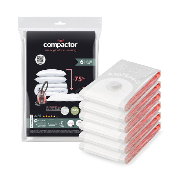 Вакуумни торбички в комплект от 6 броя Vacuum M – Compactor 