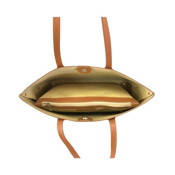 Hnědá kožená kabelka Maison Bag Nola-image-2