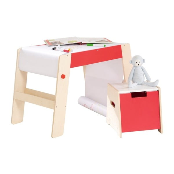 Psací stůl se stoličkou a rolí papíru Roba Kids-image-1
