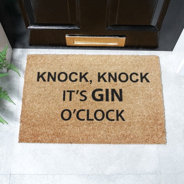 Изтривалка от кокосови влакна 40x60 cm Gin O'Clock – Artsy Doormats-image-2