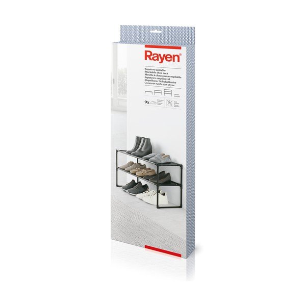 Сив метален шкаф за обувки - Rayen-image-4