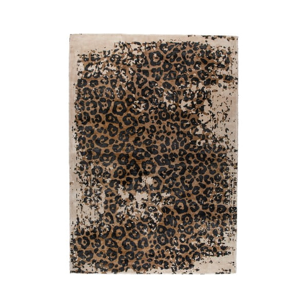Бежов и черен килим , 170 x 240 cm Satwa - Dutchbone