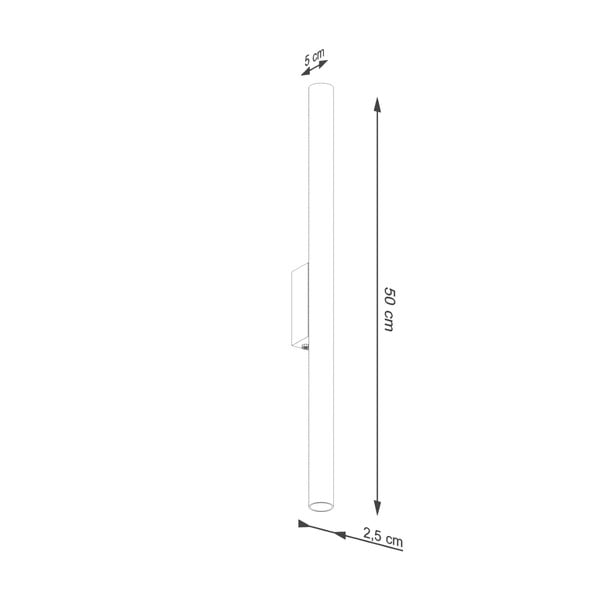 Стенна лампа в тухлен цвят Fideus – Sollux-image-3