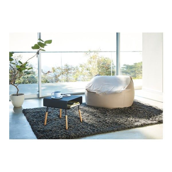 Черна масичка за кафе , височина 35 cm Plain - YAMAZAKI-image-2