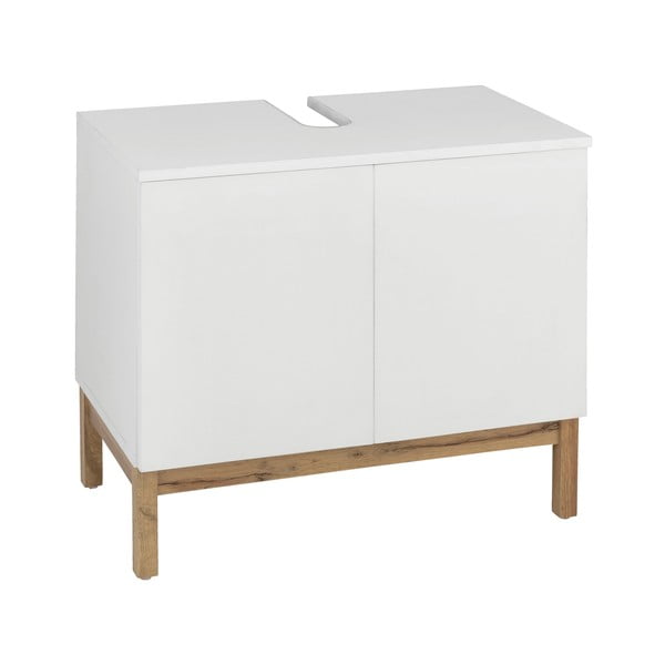 Бял шкаф за мивка 56x35 cm Mirza – Støraa-image-1