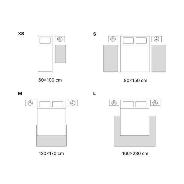 Сив и бежов килим Becky, 120 x 180 cm Bej - Vitaus-image-4