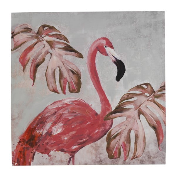 Картина за стена върху платно Модерен стил Фламинго Uno Cubico, 100 x 100 cm - Geese