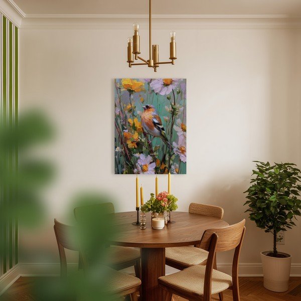 Печатна картина с включена рамка 60x80 cm Fringilla – Styler-image-2