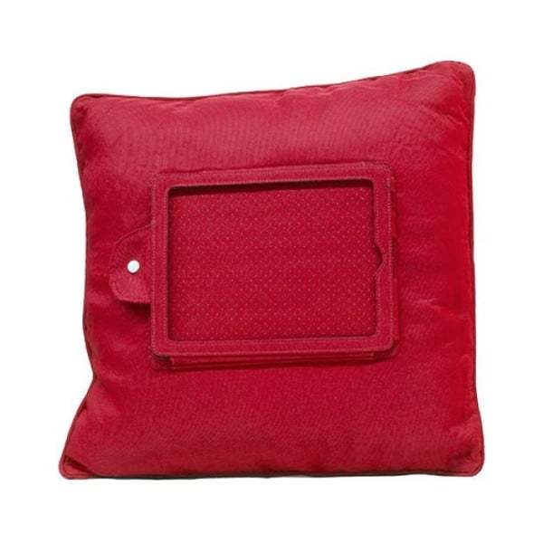 Червена възглавница с държач за iPad - InnovaGoods
