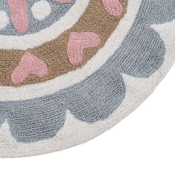 Памучен детски килим ø 100 cm Flower – Ixia-image-4