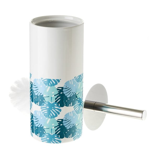 Синя керамична четка за тоалетна Dubia - Casa Selección-image-1