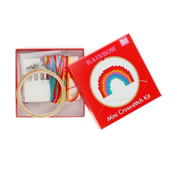 Творчески комплект Cross-stitch Kit Rainbow – Rex London-image-2