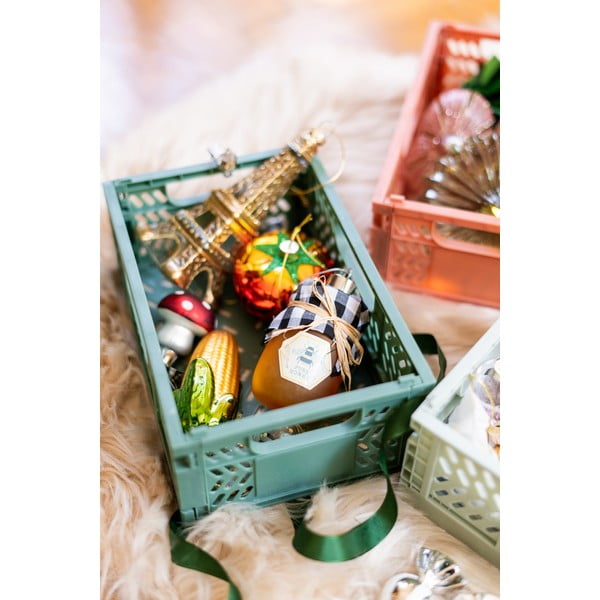 Стъклени коледни украси в комплект от 4 бр. Mushroom – Sass & Belle-image-3