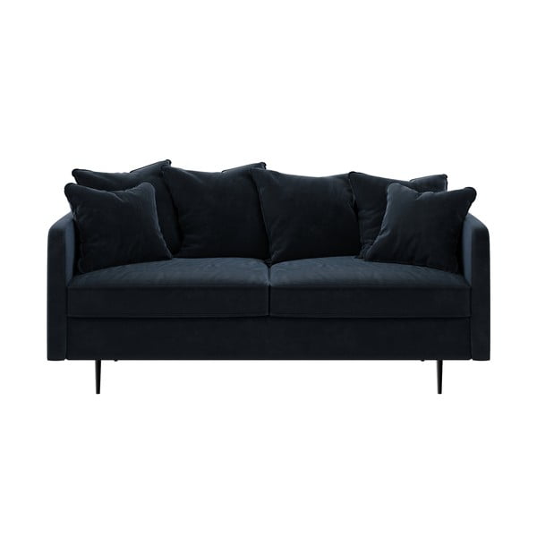 Тъмносин кадифен диван , 176 см Esme - Ghado