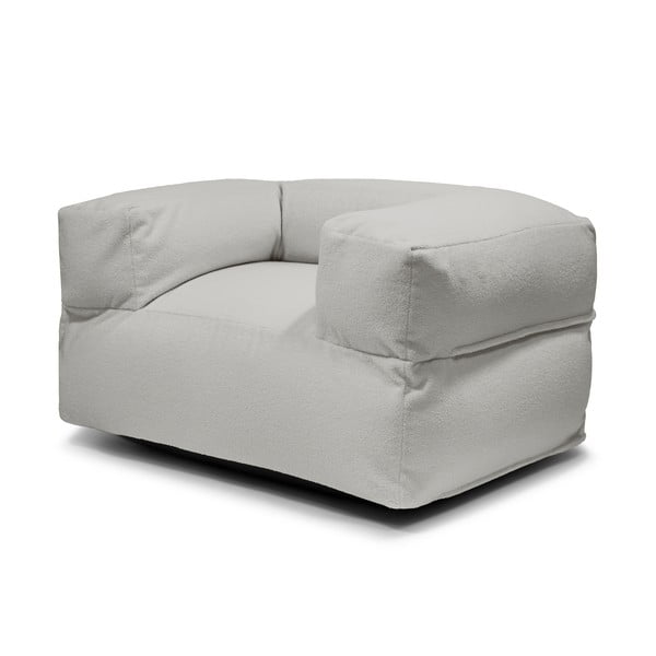 Светлосив пуф от букле MooG – SLOWDOWN