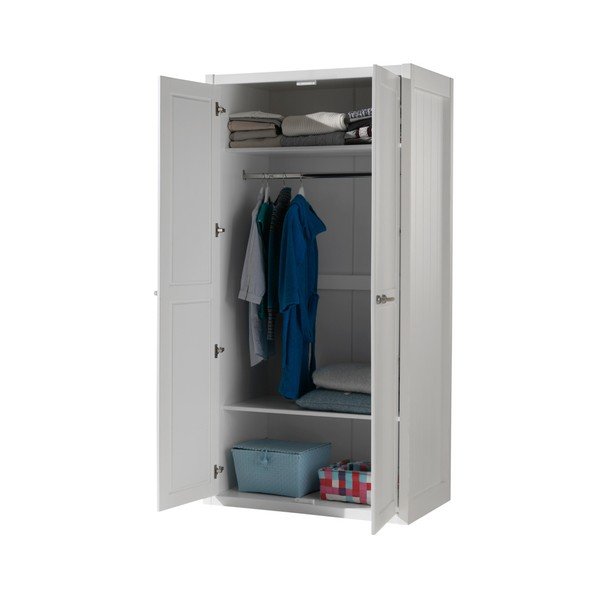 Бял детски гардероб , ширина 100 cm Lewis - Vipack-image-1
