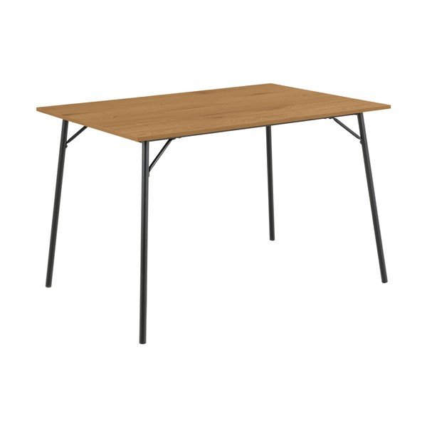 Трапезна маса с дъбов плот 80x120 cm Peru – Actona