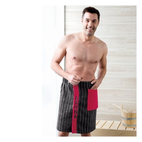Pánský sarong Black, 50x136 cm