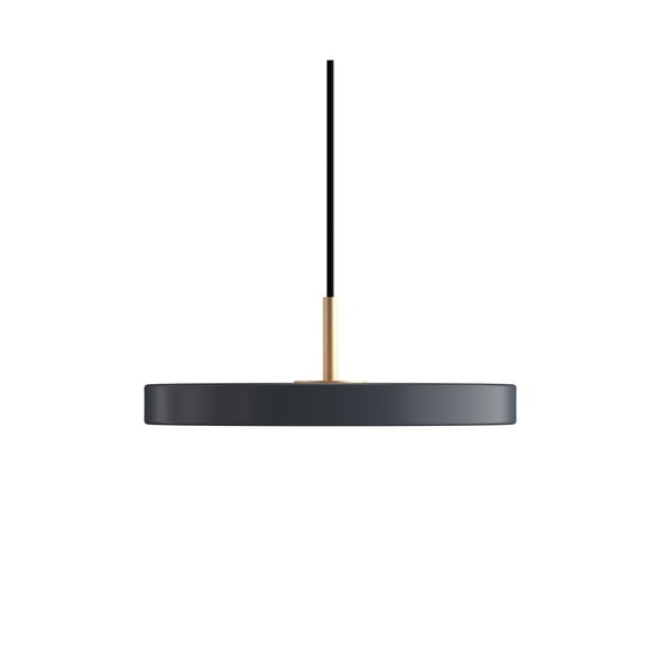 Антрацитно LED висящо осветително тяло с метален абажур ø 31 cm Asteria Mini - UMAGE-image-3