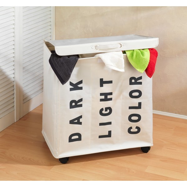 Бежов троен кош за пране , 117,6 л Trivo - Wenko-image-1