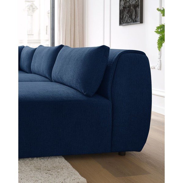 Тъмносин ъглов диван (променлив) Jeanne - Bobochic Paris-image-1