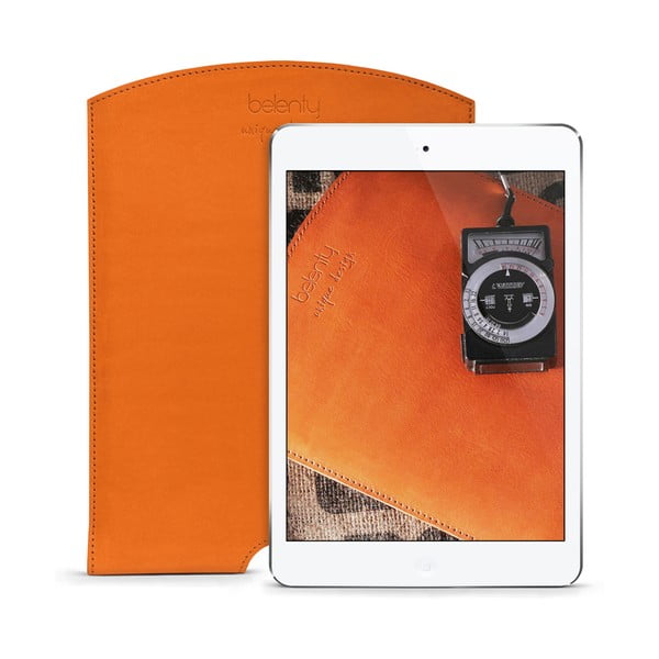 Kožený obal na iPad Air Cognac