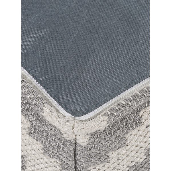 Сив и бежов пуф Kalaidu Napua - Westwing Collection-image-4