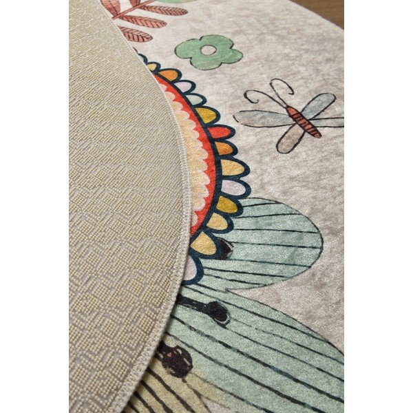 Детски килим с противоплъзгащо покритие Baby Rabbit, ø 140 cm BabyRabbit - Conceptum Hypnose-image-2