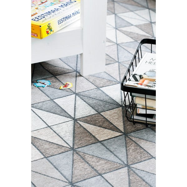 Сив детски килим 230x160 cm Treski - Narma-image-4