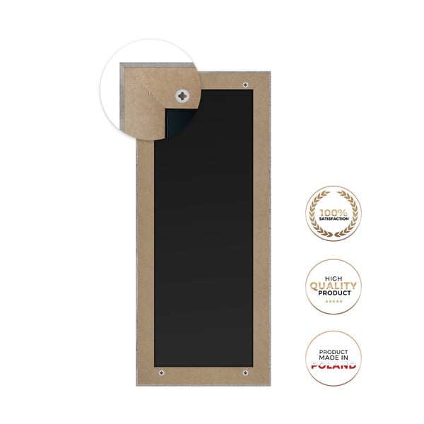 Стенно огледало с кафява рамка , 47 x 147 cm Paris - Styler-image-4