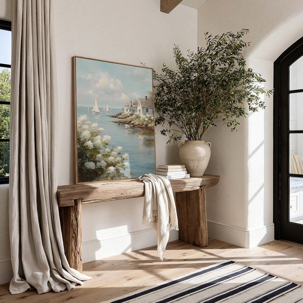 Печатна картина с включена рамка 60x80 cm Quiet Bay – Styler-image-1