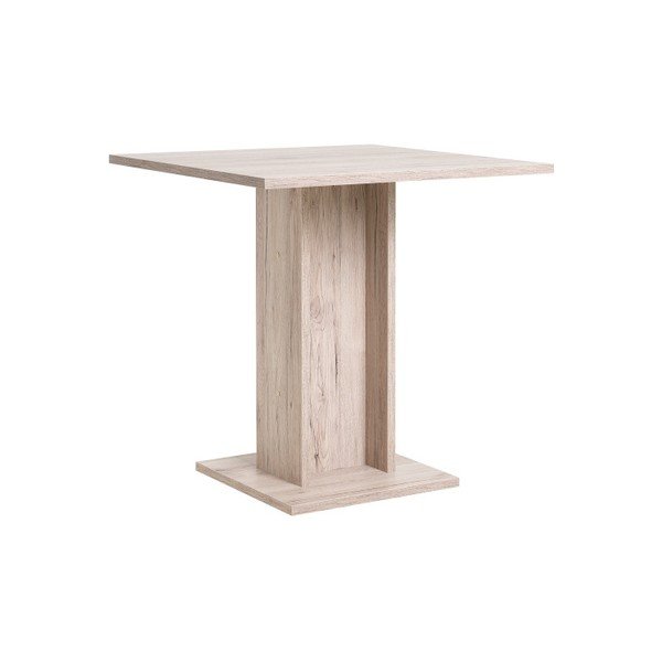 Jídelní stůl v dekoru dubového dřeva Intertrade Christina, 80 x 80 cm-image-2