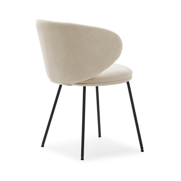 Бежови тапицирани трапезни столове в комплект 2 бр. Rush – Marckeric-image-4