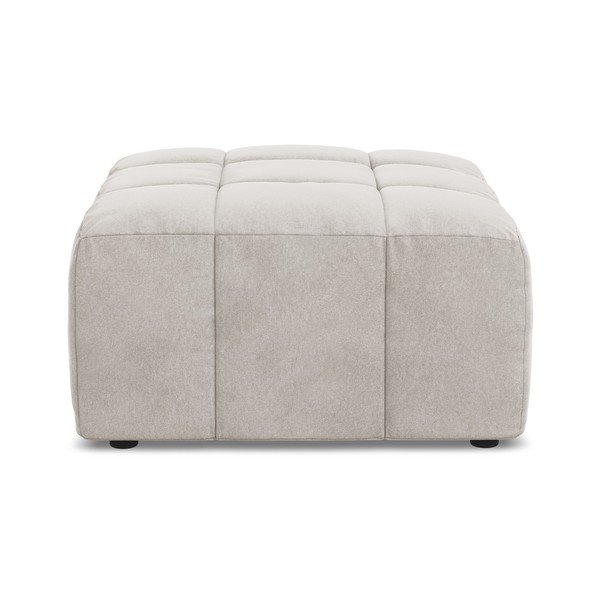 Бежова кадифена табуретка Aloha – Makamii