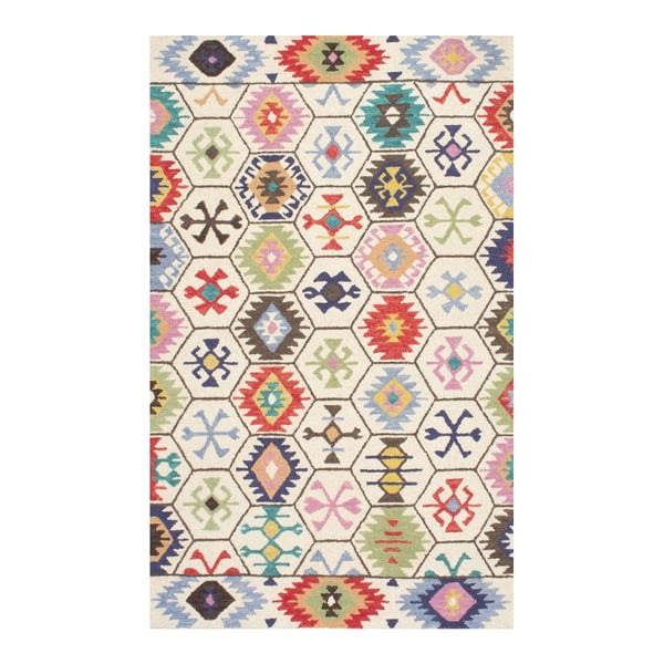 Vlněný koberec Azteco, 120x183 cm
