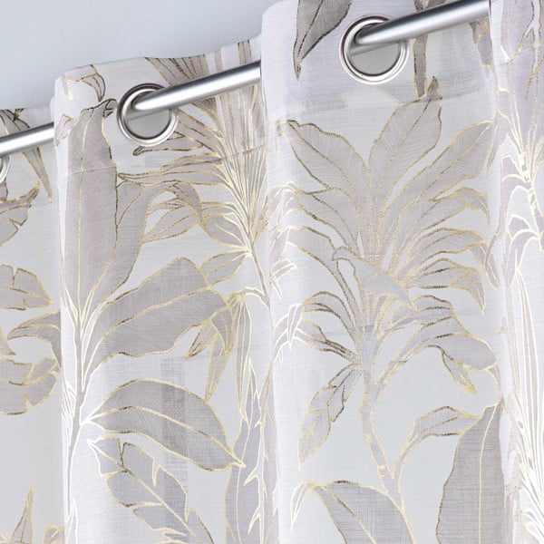 Завеса в бежов и златист цвят 135x240 cm Vayana – douceur d'intérieur-image-2