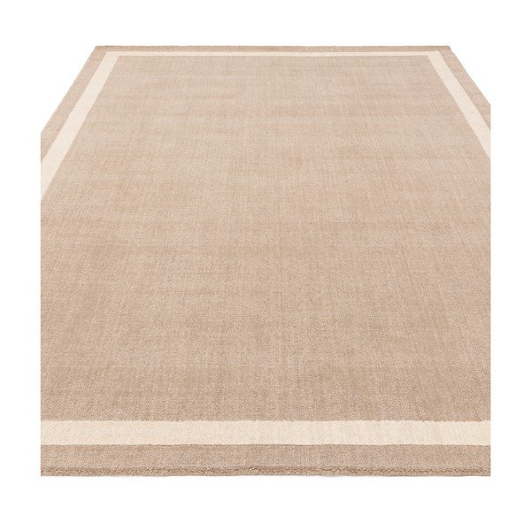 Бежов ръчно изработен вълнен килим 68x240 cm Albi – Asiatic Carpets-image-2