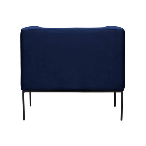Тъмносиньо кадифено кресло Neptune - Windsor & Co Sofas-image-4